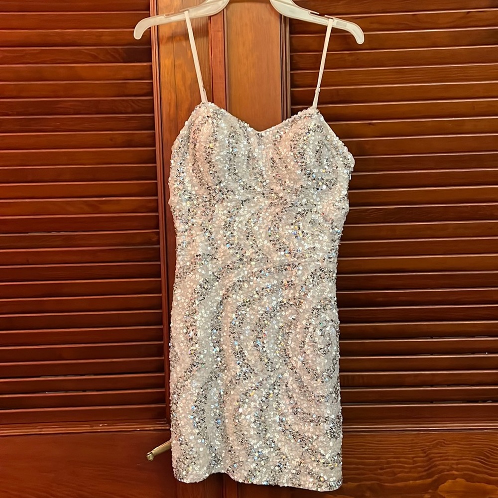 Scala Sequin Mini Dress